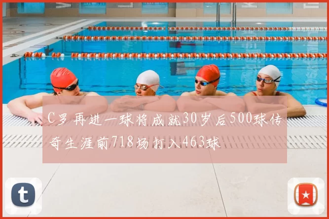 C罗再进一球将成就30岁后500球传奇生涯前718场打入463球